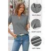 imageArachampampCloz Womens Wool Blend Summer Fall Tops Business Casual Polo Shirts 2025Grey