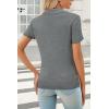 imageArachampampCloz Womens Wool Blend Summer Fall Tops Business Casual Polo Shirts 2025Grey