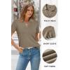 imageArachampampCloz Womens Wool Blend Summer Fall Tops Business Casual Polo Shirts 2025Khaki