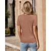 imageArachampampCloz Womens Wool Blend Summer Fall Tops Lightweight Business Casual BlousesCablemocha Mousse