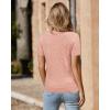 imageArachampampCloz Womens Wool Blend Summer Fall Tops Lightweight Business Casual BlousesCablepale Pink