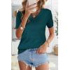 imageArachampampCloz Womens Wool Blend Summer Fall Tops Lightweight Business Casual BlousesGreen