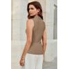 imageArachampampCloz Womens Wool Blend Sweater Soft Turtleneck AllSeason Casual Tank 2025Camel