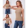 imageArachampampCloz Womens Wool Blend Sweaters Non See Through AllSeason Business Casual Tank 2025Camel