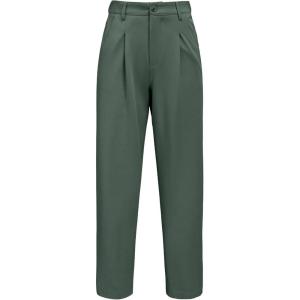 imageArachampampCloz Womens Stretch WrinkleFree Comfort Ankle Work Pants Fall 2025Army Green