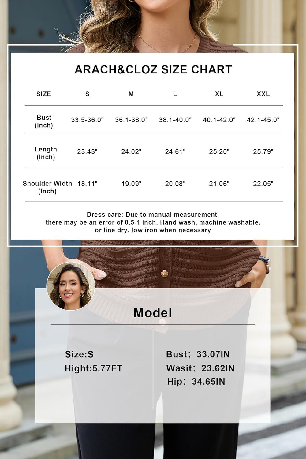 imageArachampampCloz Women Cap Sleeve Sweater Vest 2025 Summer Crochet Button Down Knit Cardigan Loose Business Casual Tops TrendyCoffee