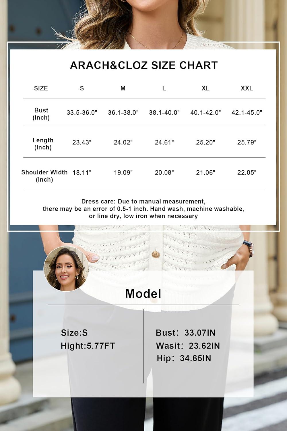 imageArachampampCloz Women Cap Sleeve Sweater Vest 2025 Summer Crochet Button Down Knit Cardigan Loose Business Casual Tops TrendyWhite