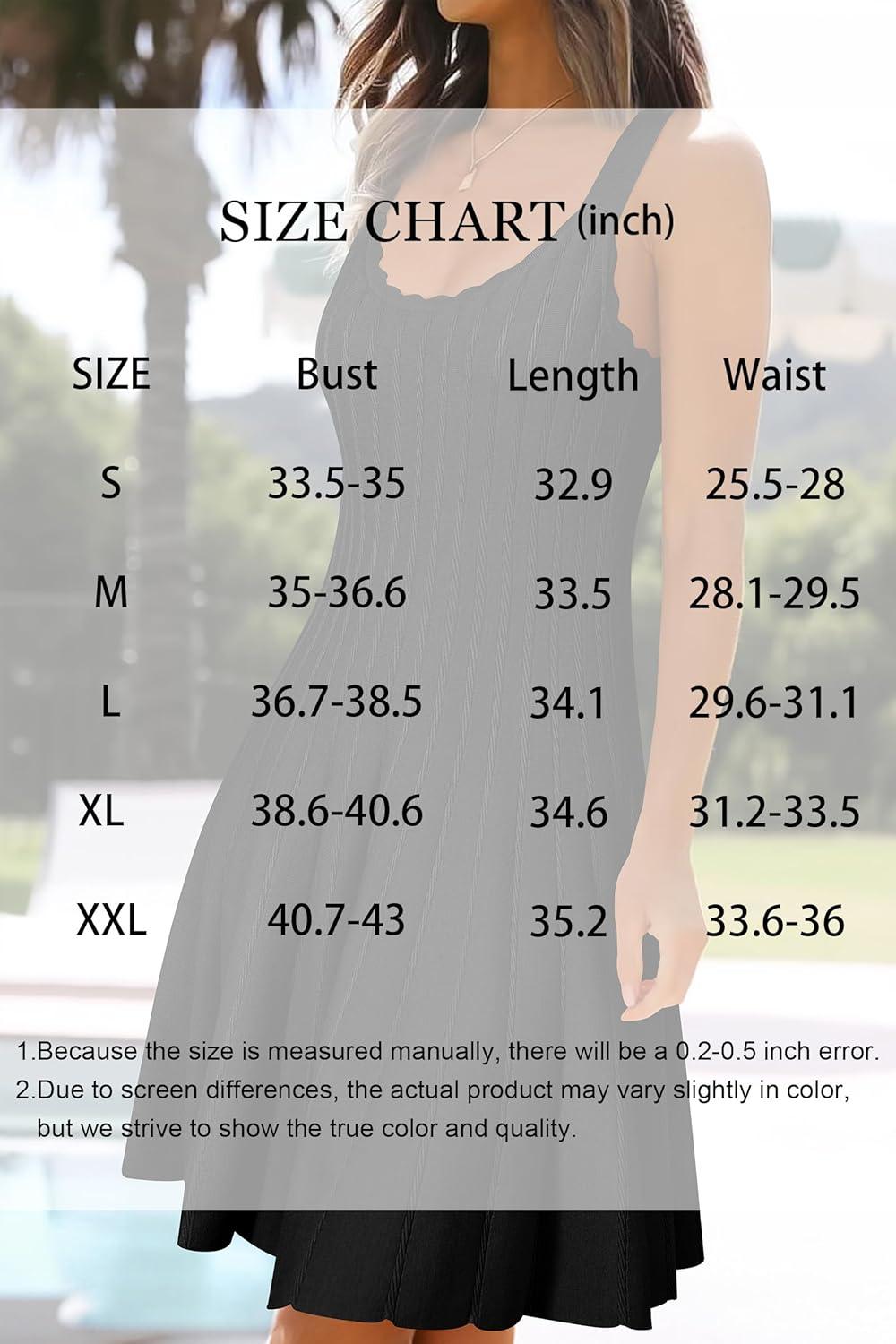 imageArachampampCloz Womens 2025 Summer Dresses Knitted Sleeveless Spring Casual Flowy A Line Beach Vacation Mini SundressBlack