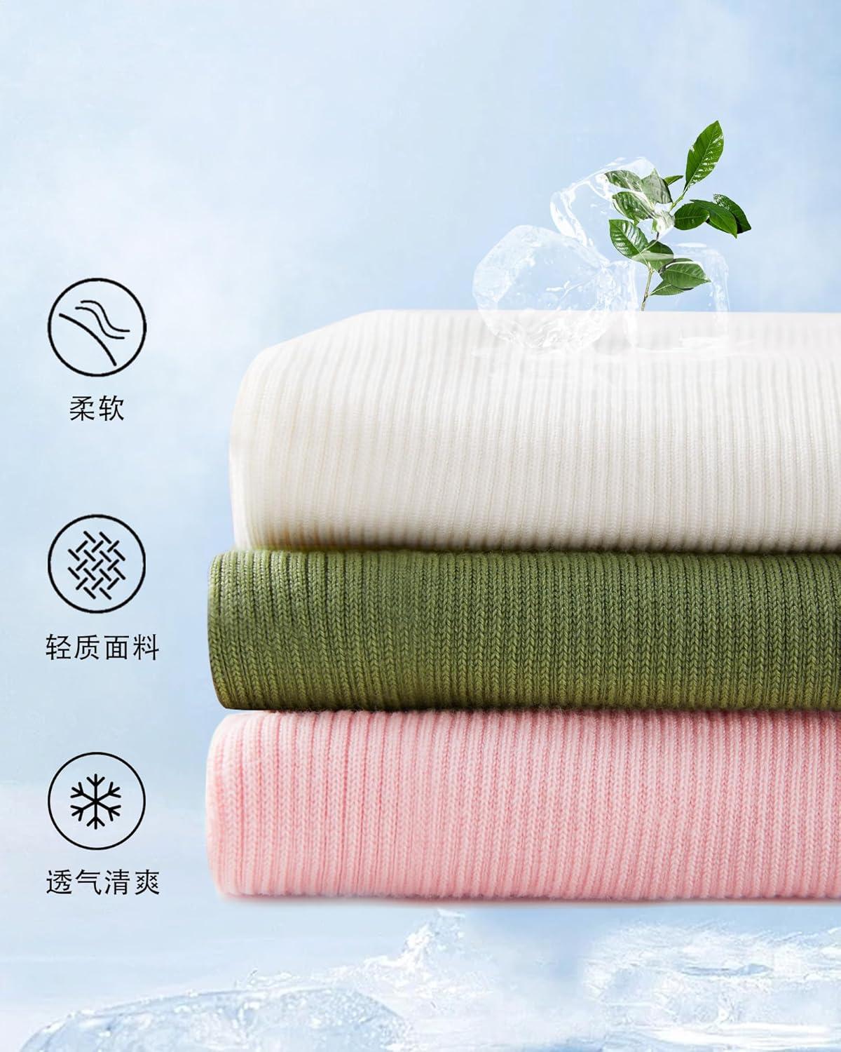 imageArachampampCloz Womens Silk Blend Lightweight Fall Casual Slim Fit Tanks 2025Green