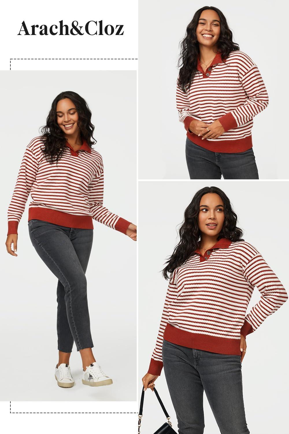 imageArachampampCloz Womens Swaters 2024 Fall Fashion Outfits Long Sleeve Crewneck Knit Tops Ruffle Casual TShirts Cute Tees BlousesRed3170