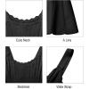 imageArachampampCloz Womens 2025 Summer Dresses Knitted Sleeveless Spring Casual Flowy A Line Beach Vacation Mini SundressBlack