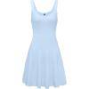 imageArachampampCloz Womens 2025 Summer Dresses Knitted Sleeveless Spring Casual Flowy A Line Beach Vacation Mini SundressLight Blue
