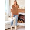 imageArachampampCloz Sweaters Vest Women Fall Fleece Sleeveless V Neck Loose Ribbed Knit Pullover Sweater Vest Tops for WomenCamel