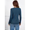 imageArachampampCloz Womens Wool Blend ButtonCuff Fall Fashion Casual SweatersDark Blue
