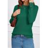 imageArachampampCloz Womens Wool Blend ButtonCuff Fall Fashion Casual SweatersDark Green