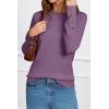 imageArachampampCloz Womens Wool Blend ButtonCuff Fall Fashion Casual SweatersPurple