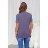 imageArachampampCloz Womens Wool Blend Business Casual Essential Fall Layering Pullover SweatersAcorn Violet