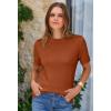 imageArachampampCloz Womens Wool Blend Business Casual Essential Fall Layering Pullover SweatersCaramel