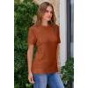 imageArachampampCloz Womens Wool Blend Business Casual Essential Fall Layering Pullover SweatersCaramel