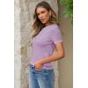 imageArachampampCloz Womens Wool Blend Business Casual Essential Fall Layering Pullover SweatersPurple5132
