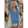 imageArachampampCloz Womens Sweater Vest 2024 Fall Winter Knitted V Neck Oversized Casual Cap Sleeve Pullover Tank TopsBlue
