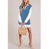 imageArachampampCloz Womens Sweater Vest 2024 Fall Winter Knitted V Neck Oversized Casual Cap Sleeve Pullover Tank TopsBlue