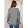 imageArachampampCloz Womens Wool Blend Oversized Sweaters Crewneck Casual Fall Outfits Fashion TopsGray