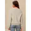 imageArachampampCloz Womens Wool Blend V Neck Fall Business Casual Sweater Tops 2025Apricot