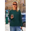imageArachampampCloz Womens Wool Blend Cable Knit Fall Winter Chunky Oversized Sweaters 2025Green