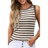imageArachampampCloz Womens Wool Blend Sweaters Non See Through AllSeason Business Casual Tank 2025Coffeebeige