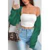 imageArachampampCloz Womens Wool Blend Bolero Shrug Fall Fashion Cropped Cardigans 2025Dark Green
