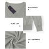 imageArachampCloz Womens Soft V Neck Long Sleeve Fall Casual Regular Fit Sweater TopsLight Grey