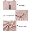 imageArachampCloz Womens Soft V Neck Long Sleeve Fall Casual Regular Fit Sweater TopsLight Pink02