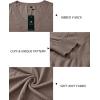 imageArachampCloz Womens Soft V Neck Long Sleeve Fall Casual Regular Fit Sweater TopsNutmeg