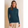 imageArachampCloz Womens Wool Blend Fall Sweaters Mock Neck Business Casual OutfitsDark Blue