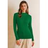 imageArachampCloz Womens Wool Blend Fall Sweaters Mock Neck Business Casual OutfitsGreen