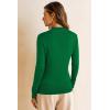 imageArachampCloz Womens Wool Blend Fall Sweaters Mock Neck Business Casual OutfitsGreen