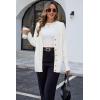 imageArachampCloz Womens Lightweight Cardigan Sweater Fashion Long Sleeve Summer Casual Outfits with Pocket Cozy CloudsOffwhite