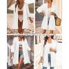 imageArachampCloz Womens Lightweight Summer Beach Kimonos CardiganWhite