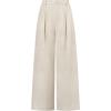 imageArachampCloz Womens Linen Blend Wide Leg AllSeason Business Casual Outfits Dress PantsApricot