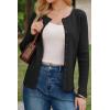 imageArachampCloz Womens Wool Blend Button Up Spring Business Cardigan Tops Outfits 2026Black