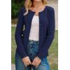 imageArachampCloz Womens Wool Blend Button Up Spring Business Cardigan Tops Outfits 2026Navy