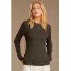 imageArachampCloz Womens Wool Blend Classic Crew Neck Casual Fall SweatersDark Brown