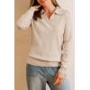 imageArachampCloz Womens Wool Blend Collared Polo Pullover Spring Sweaters Business Casual Outfits 2026Apricot