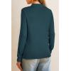 imageArachampCloz Womens Wool Blend Collared Polo Pullover Spring Sweaters Business Casual Outfits 2026Bluish Green