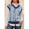 imageArachampCloz Womens Wool Blend Fall Printed Cute Trendy Sweater Vests 2025Blue