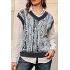 imageArachampCloz Womens Wool Blend Fall Printed Cute Trendy Sweater Vests 2025Grey