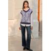 imageArachampCloz Womens Wool Blend Fall Printed Cute Trendy Sweater Vests 2025Purple