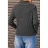 imageArachampCloz Womens Wool Blend Fashion Zip Up Cardigan Sweater OutfitDark Gray