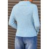 imageArachampCloz Womens Wool Blend Fashion Zip Up Cardigan Sweater OutfitPale Blue